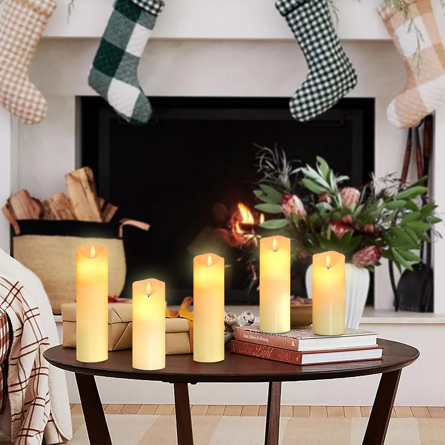 Thumbnail 3 de Da by Flameless Candles Set of 5, 5 sizes 🕯