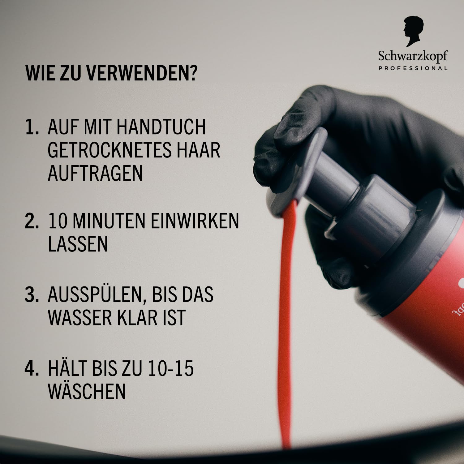Detalle de Schwarzkopf Professional CHROMA ID Bonding Color Mask – 300 ml, Raw Cacao (6-46) – Farbpigmentpflege und Bonding-Effekt