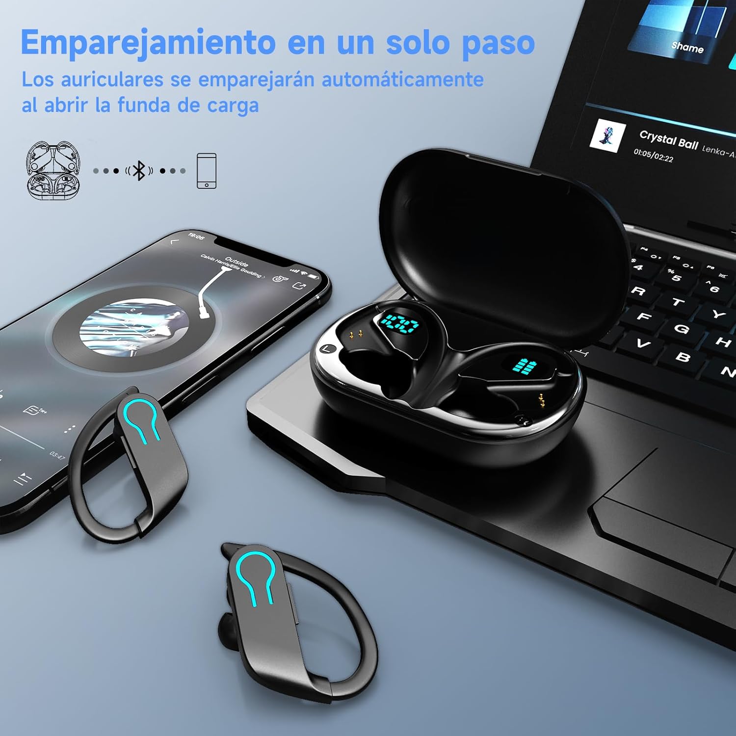 Thumbnail 1 de Paekole Auriculares Open Ear Deportivos