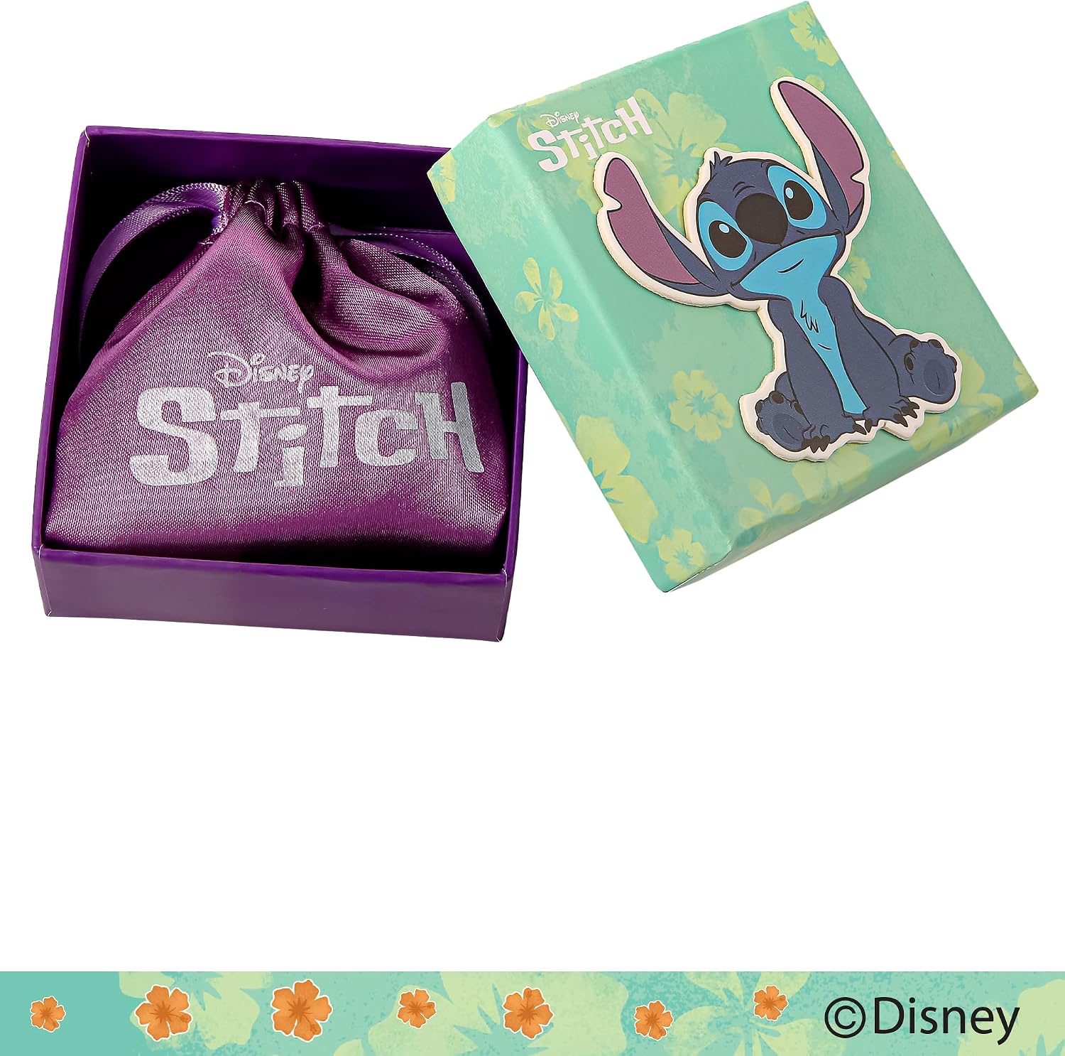 Detalle de Disney Jewelry Lilo & Stitch Boucles d'oreilles à tige — motif fleur et Stitch / ange et Stitch