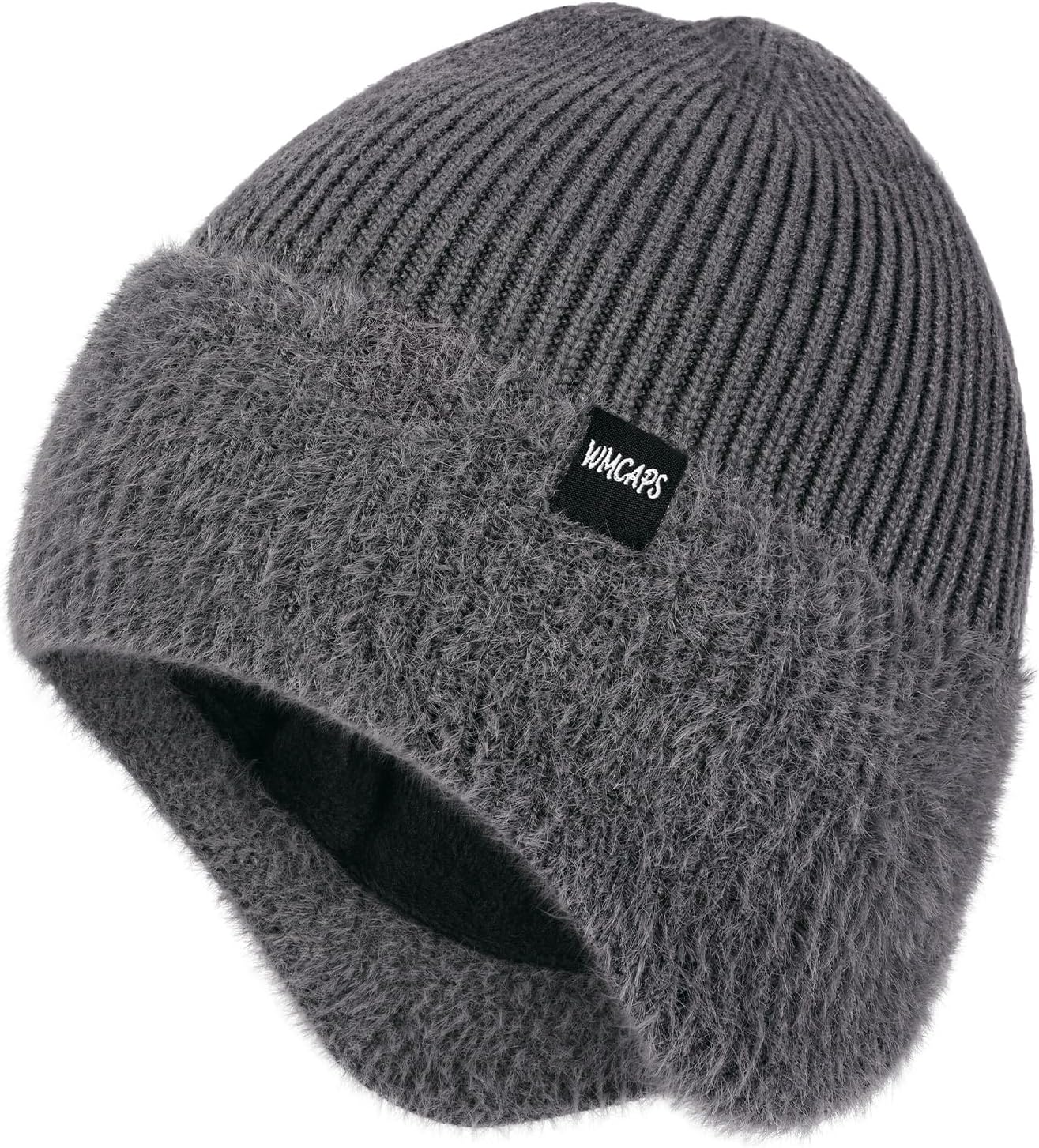 Detalle de Wmcaps Wintermütze mit Fleecefutter Mütze für Damen und Herren