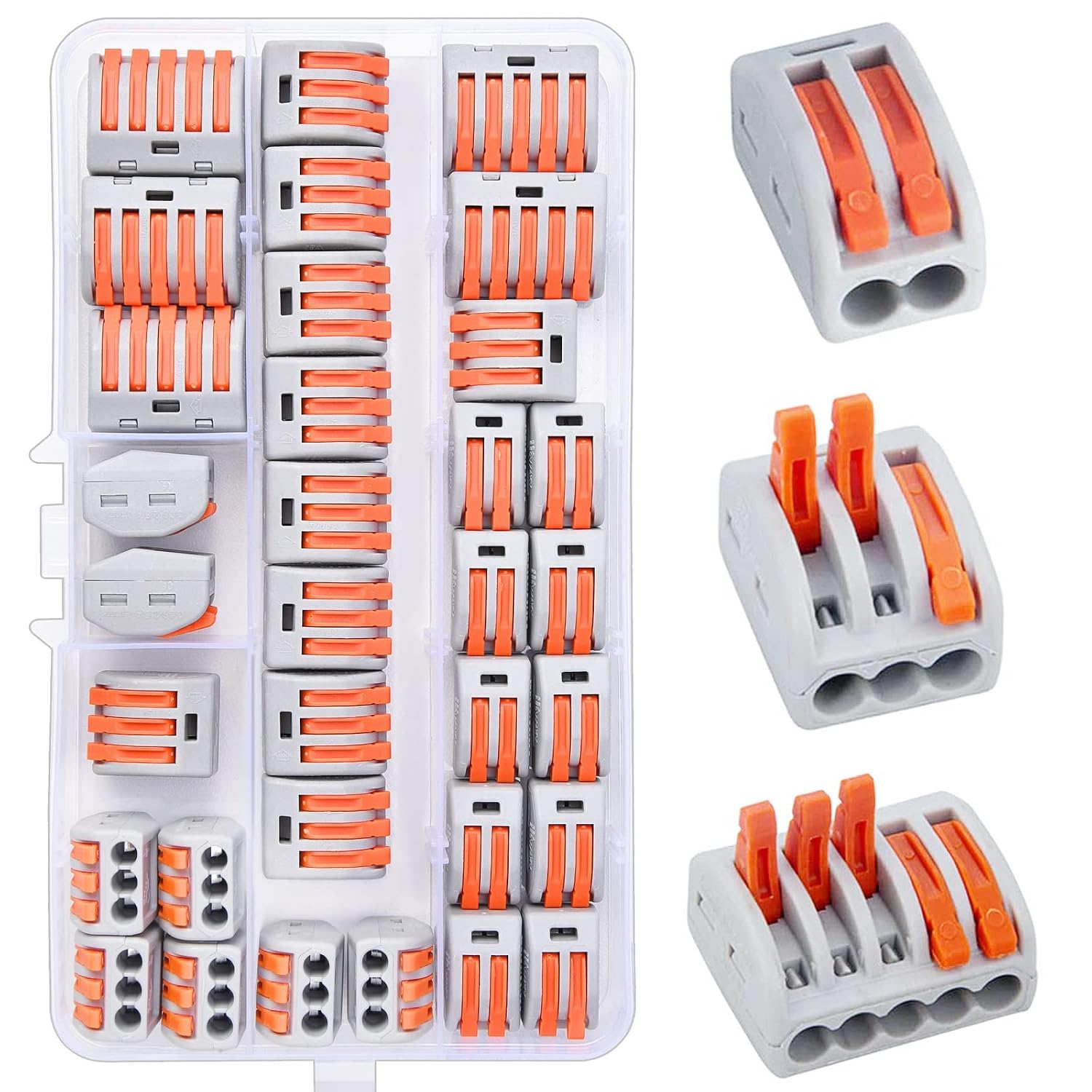 Detalle de Preciva 33pcs Compact Wire Connectors Kit