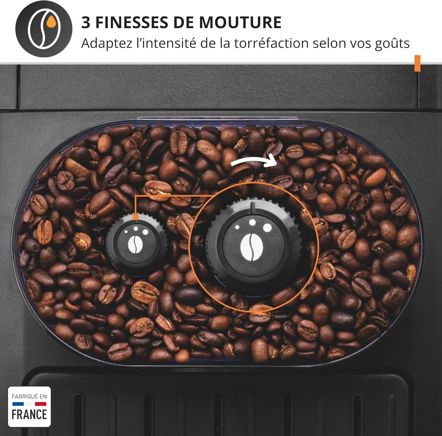 Thumbnail 3 de KRUPS Essential YY8135FD Noir – machine à café grains automatique avec buse vapeur