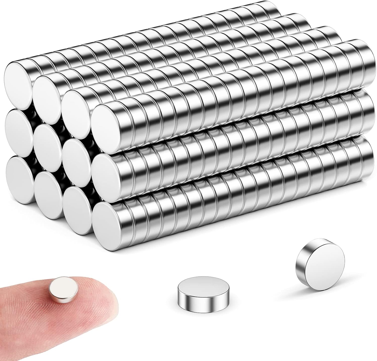 Thumbnail 6 de FINDMAG 50 Stück Neodym-Magnete 10 x 2 mm – kompakt, stark und vielseitig