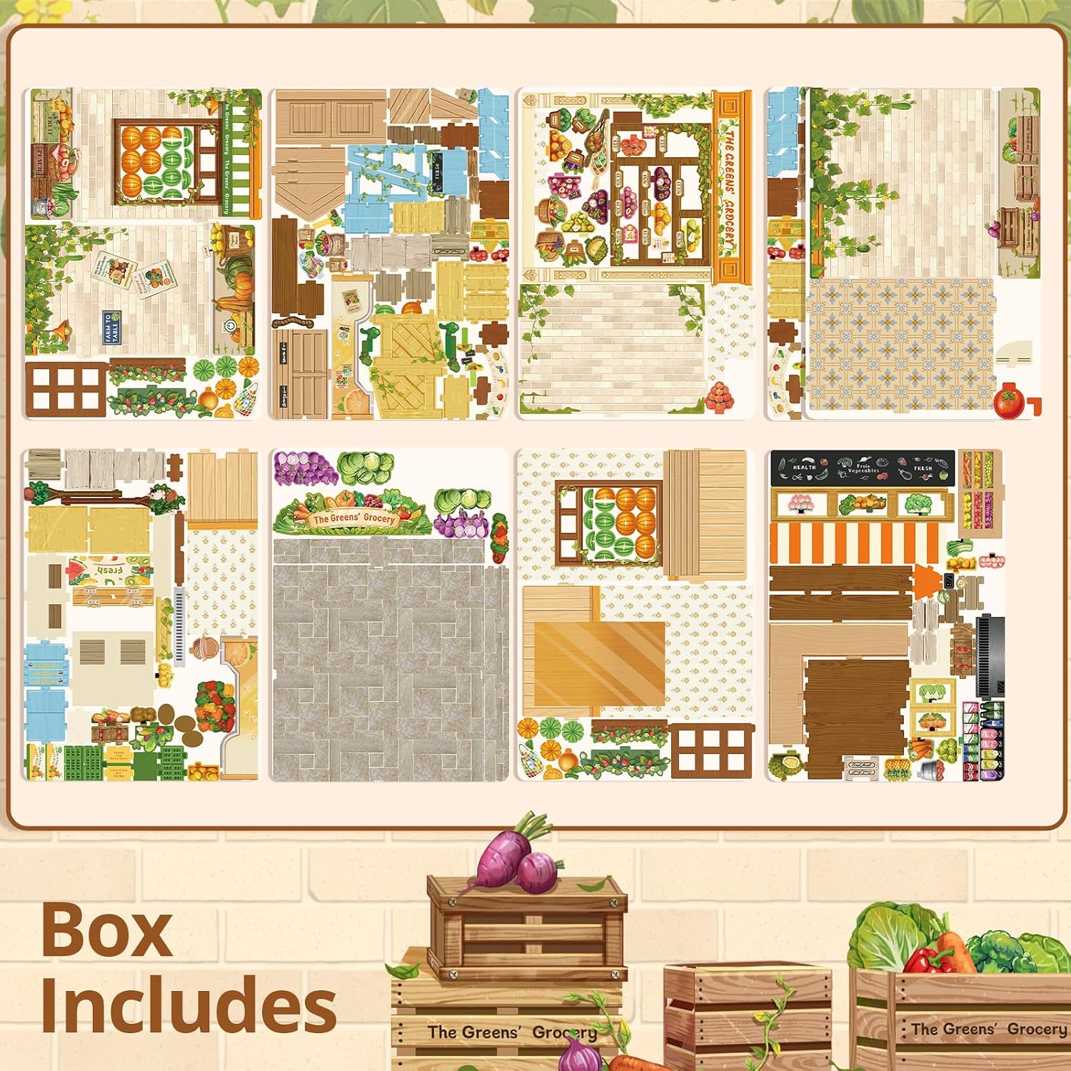 Thumbnail 5 de Cutefun Book Nook Casa de muñecas 301 piezas