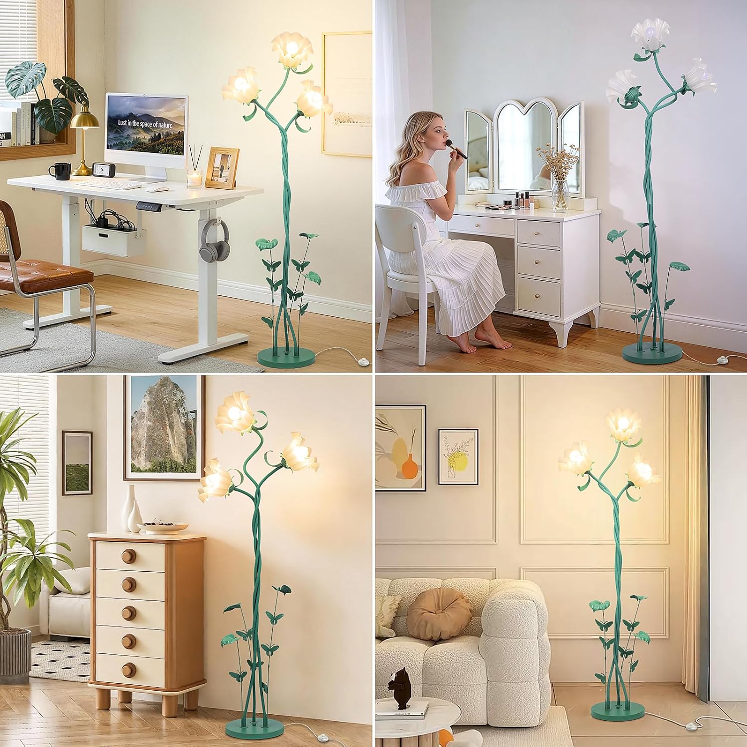 Thumbnail 6 de TOBUSA Flower Floor Lamp, 67-Inch