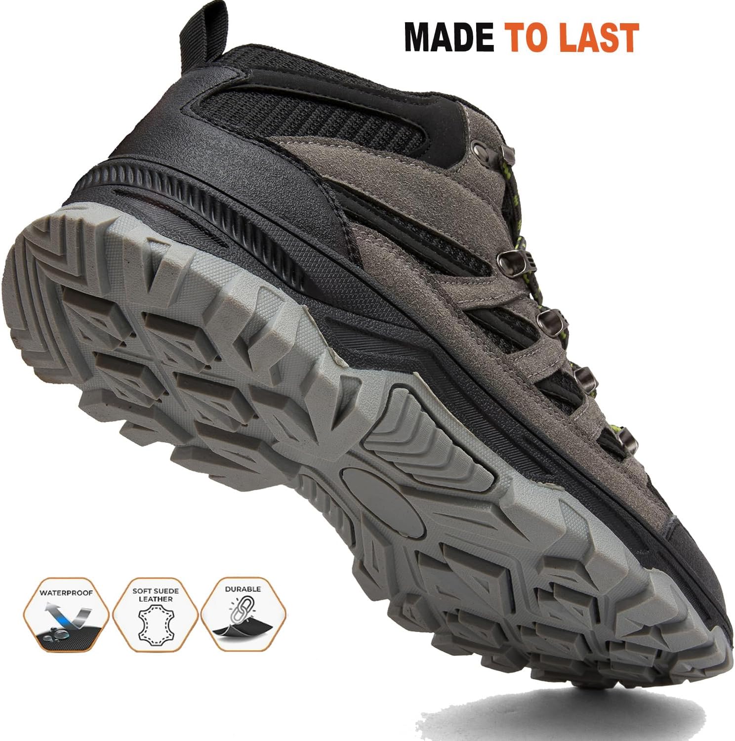 Detalle 2 de HODTOB Wanderschuhe für Outdoor mit Grip