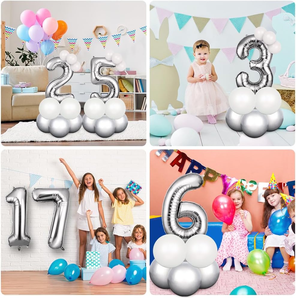 Thumbnail 6 de OFFCUP Zahlen Luftballon 50 101 cm 🎈