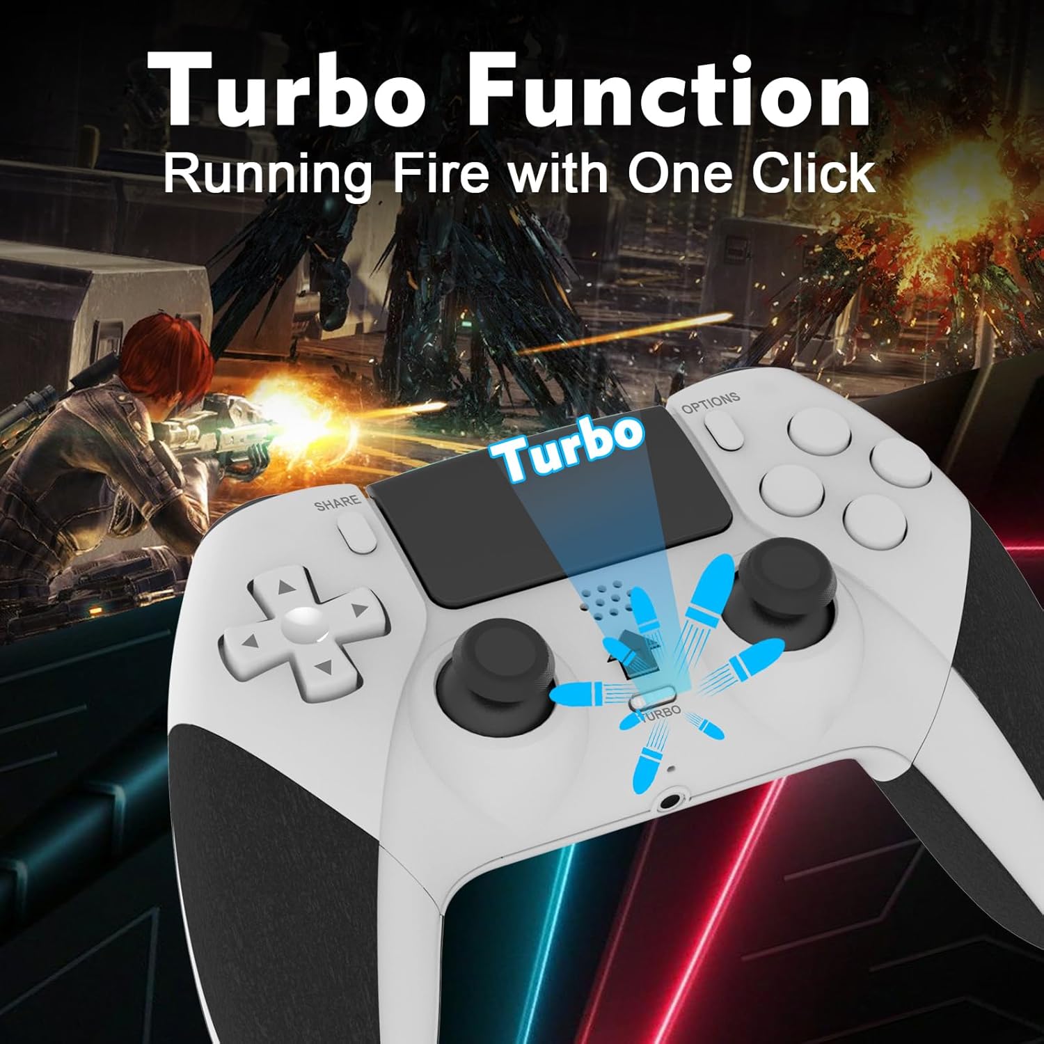 Thumbnail 4 de Holilo Manette Sans Fil pour PS-4 : confort et compatibilité au quotidien