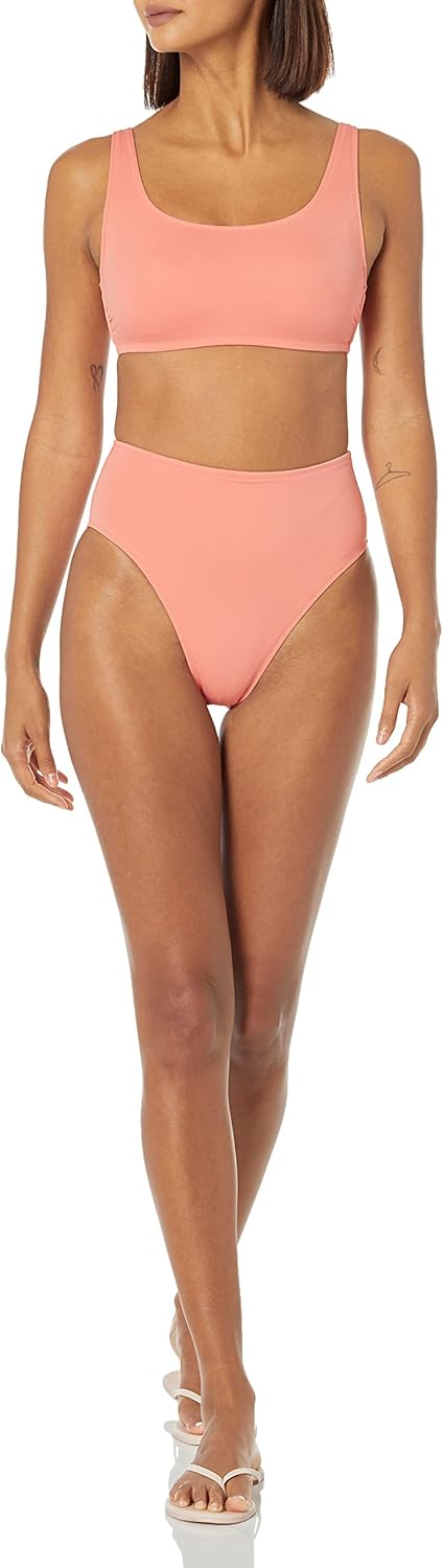 Thumbnail 4 de Amazon Essentials Damen bauffreies Schwimmoberteil mit U-Ausschnitt – mit verstellbaren Trägern und herausnehmbaren Cups (A–C)