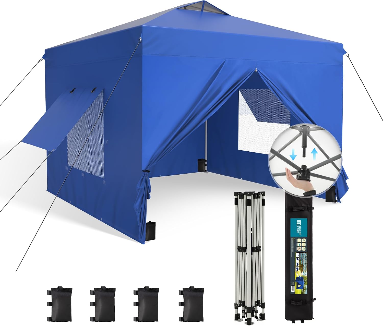 Detalle de Sophia & William Pop-Up Canopy Tent 10x10