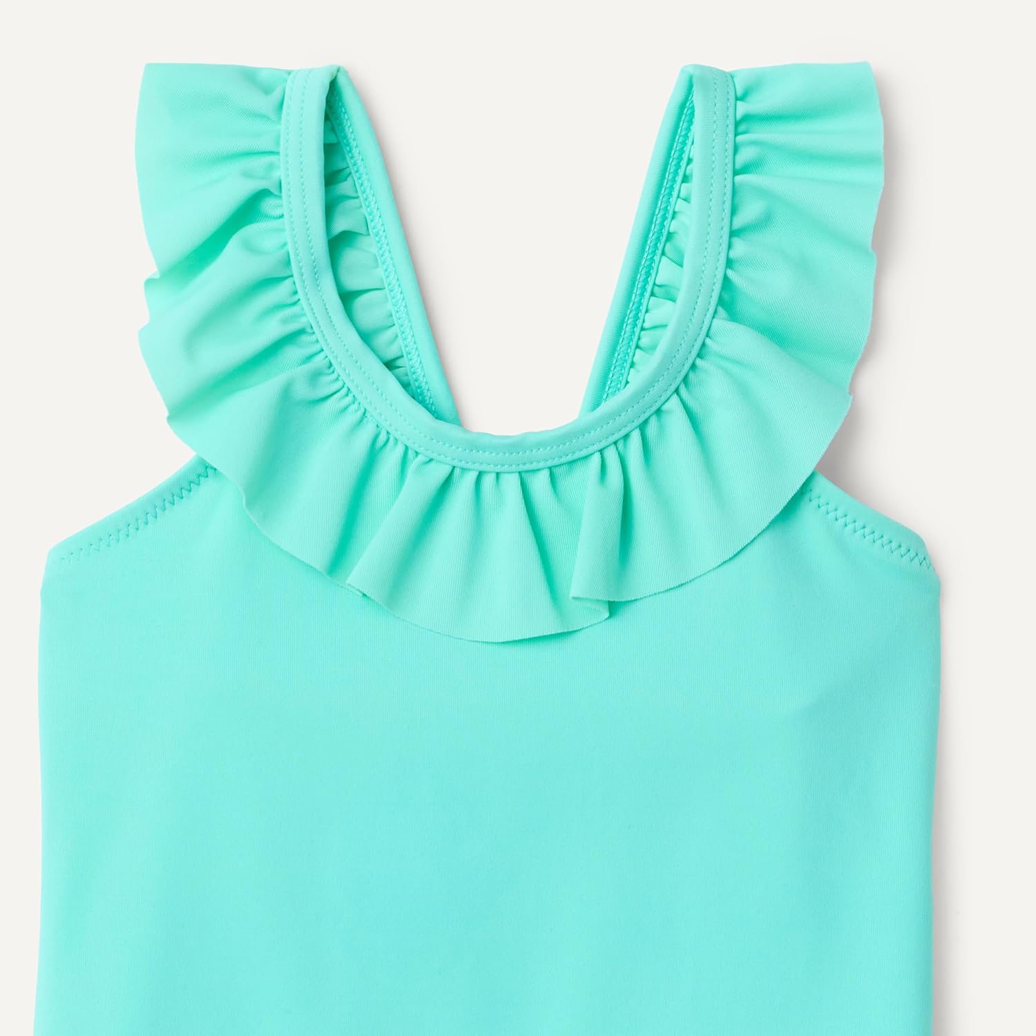 Thumbnail 3 de Amazon Essentials Girls' Frill-Trimmed One-Piece Swimsuit