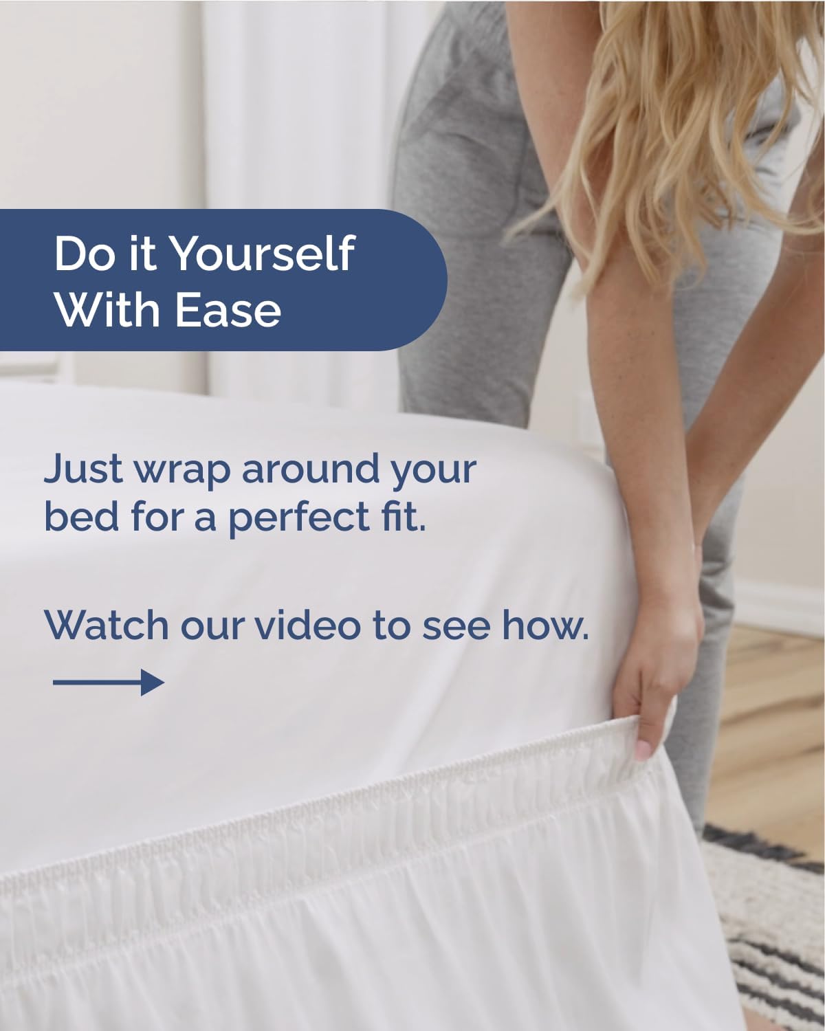 Thumbnail 2 de CGK Unlimited King wrap around bedskirt