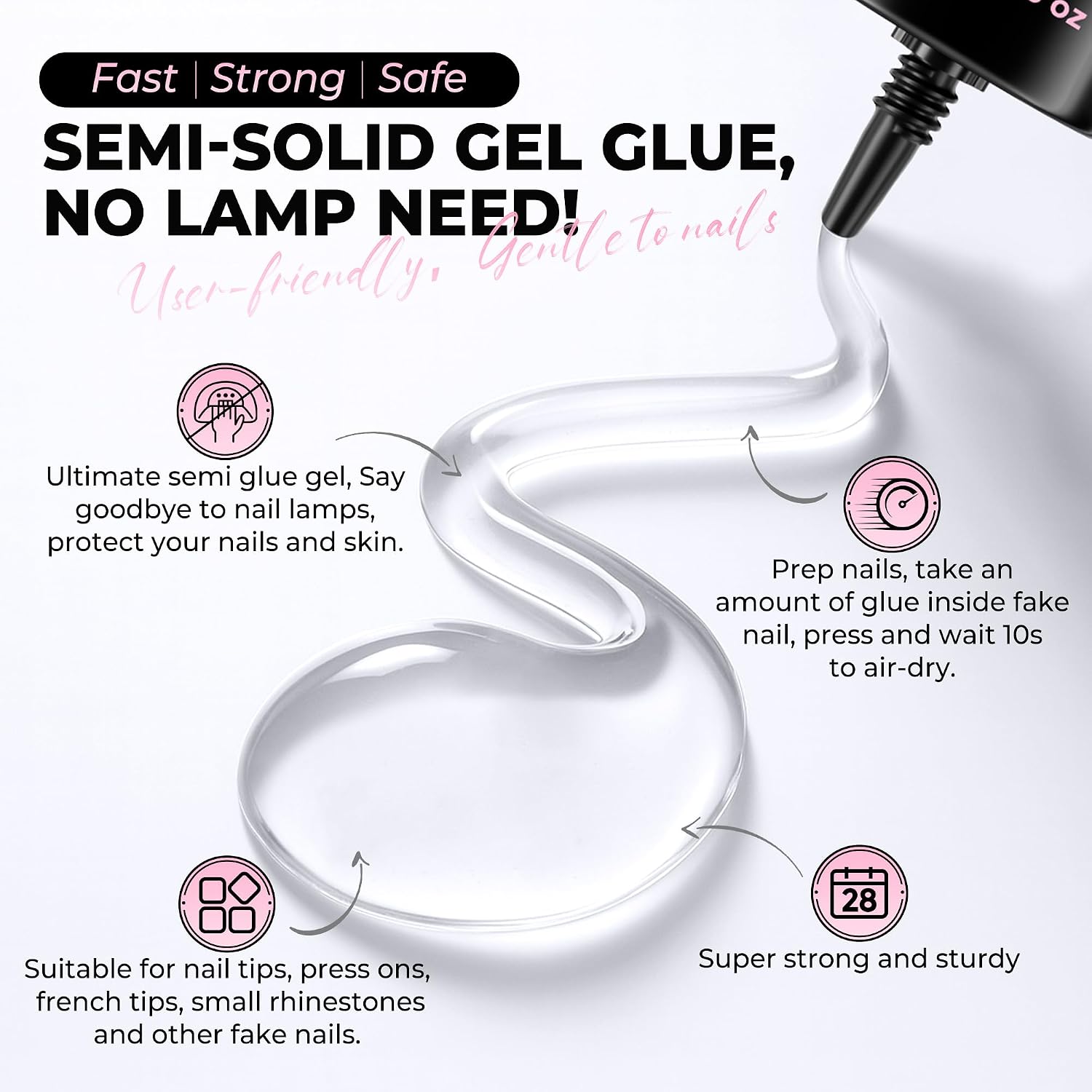Detalle 2 de Luckyfairy Nail Glue 30g