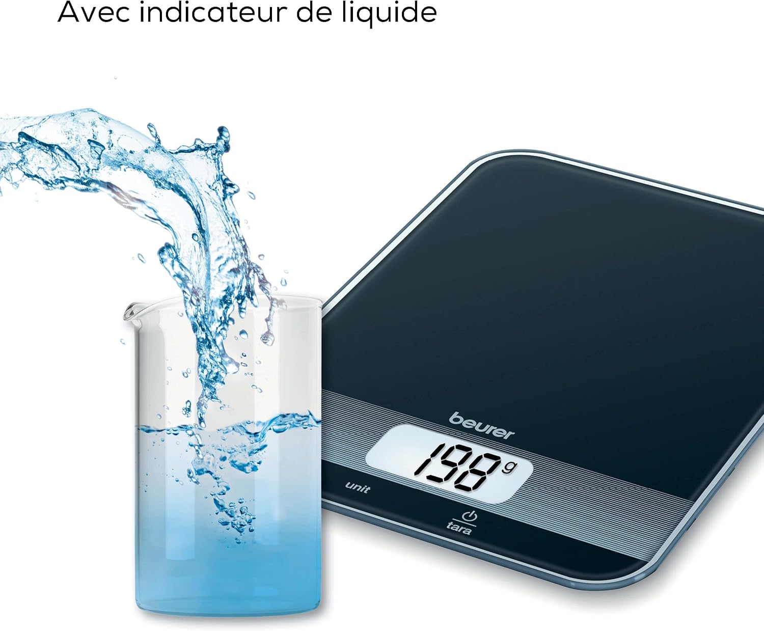Detalle de Beurer KS 19 balance de cuisine 5 kg