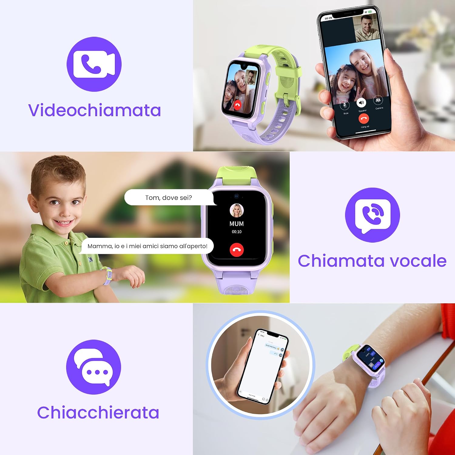 Thumbnail 6 de LAGENIO K9 Smartwatch Bambini AI: GPS, 4G e AMOLED 1,78'' per una crescita connessa