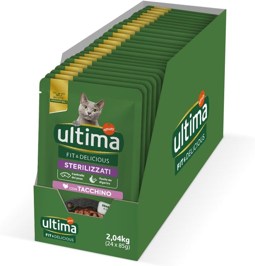Detalle de Ultima Fit & Delicious cibo umido 24 bustine 🐱