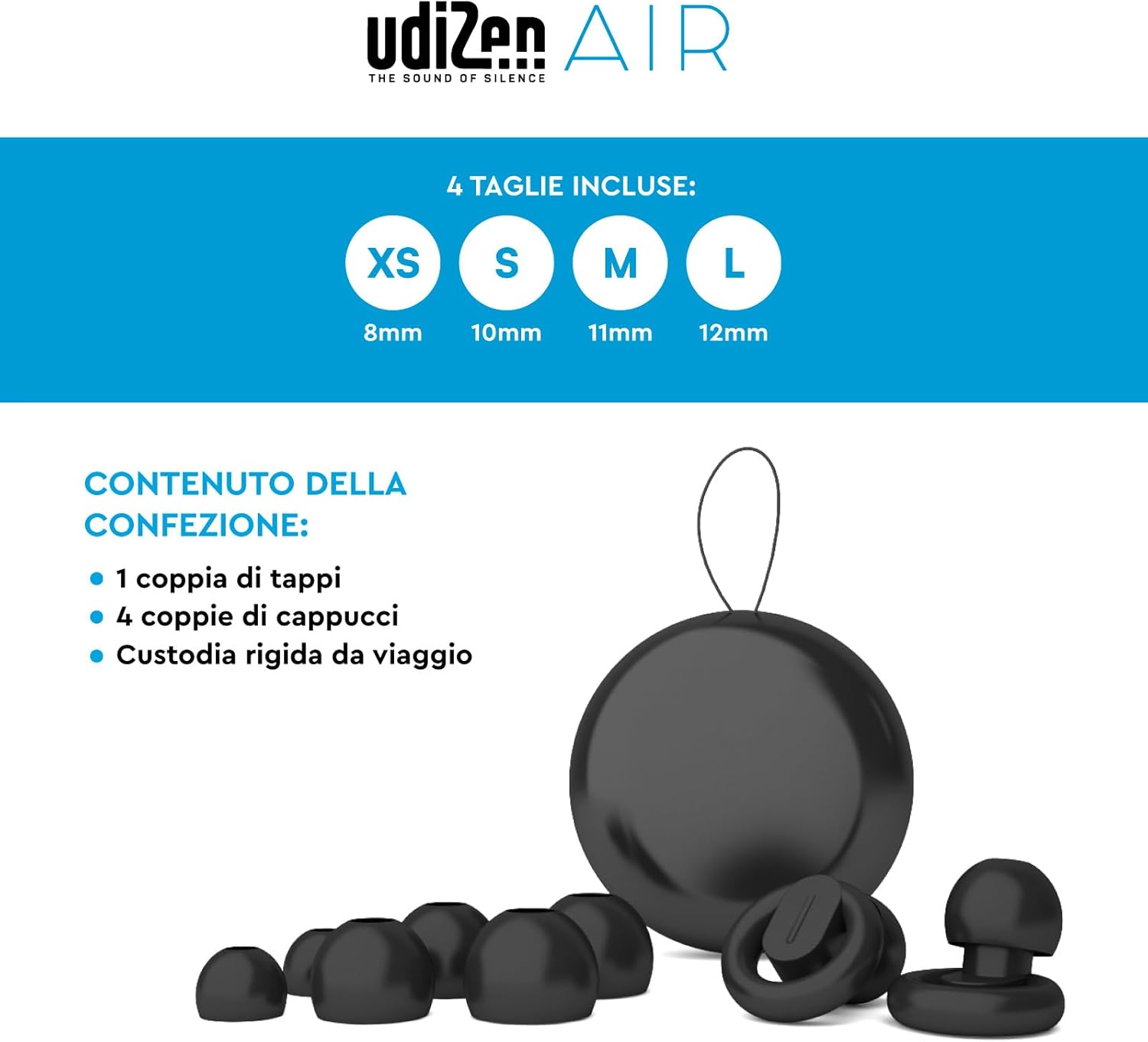 Thumbnail 6 de Tappi antirumore UdiZen Air -23 dB