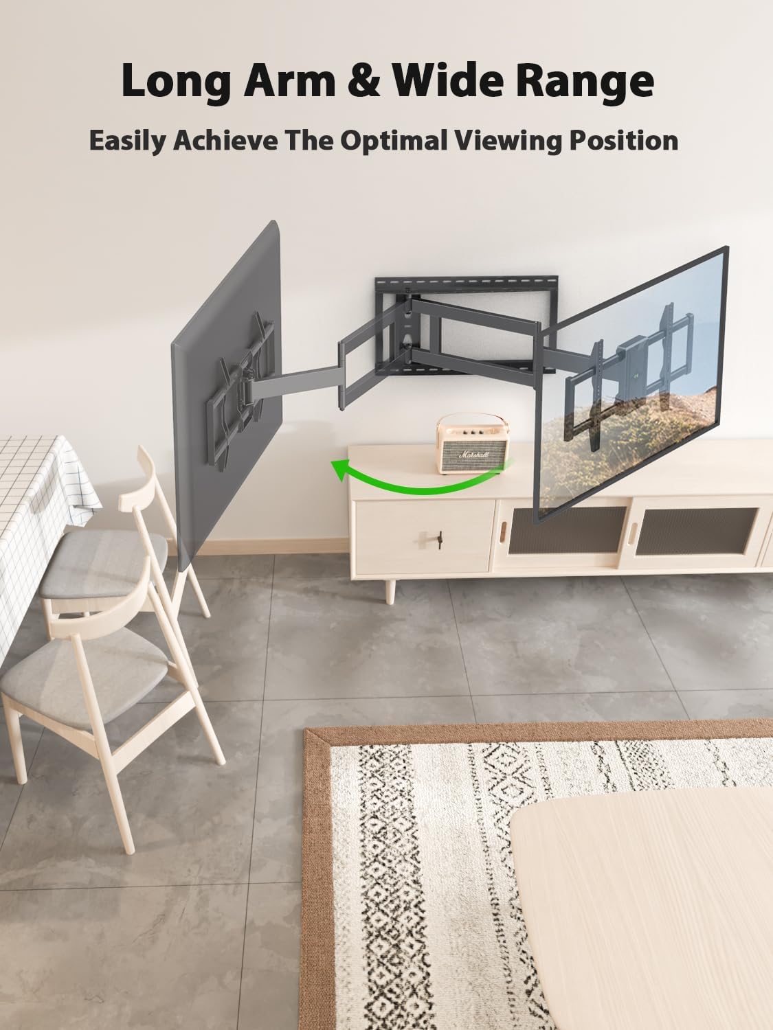 Thumbnail 2 de USX Mount Long Arm TV Wall Mount 42–90 inch