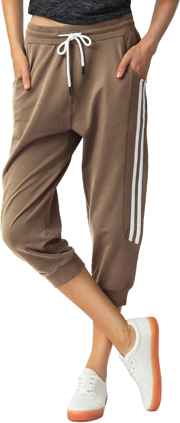 Thumbnail 5 de SPECIALMAGIC Women's Capri Pants Cropped Joggers with Pockets – Elastic Waist Drawstring