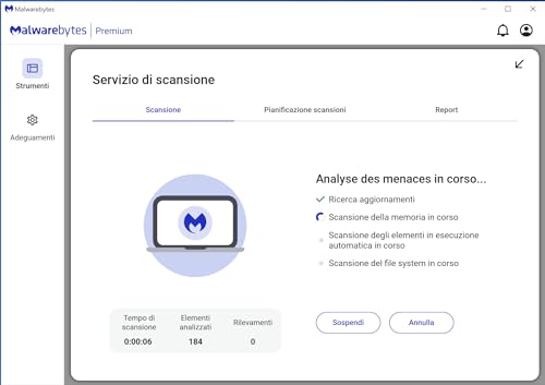 Thumbnail 7 de Malwarebytes Premium + Privacy VPN – protezione multi-dispositivo per 4 unità, 12 mesi