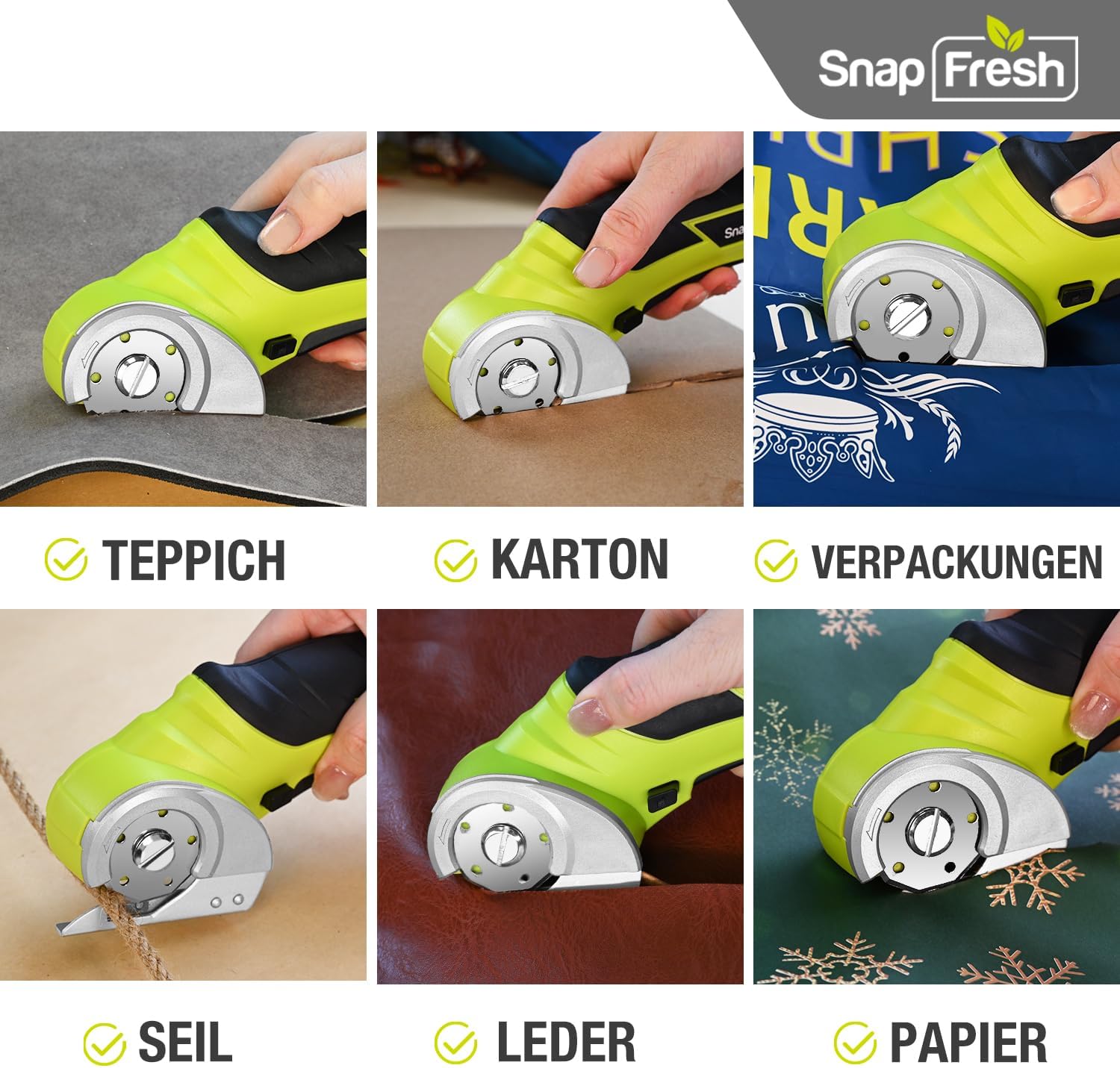 Thumbnail 2 de SnapFresh Kartonschneider Elektrische Schere 4V ✂