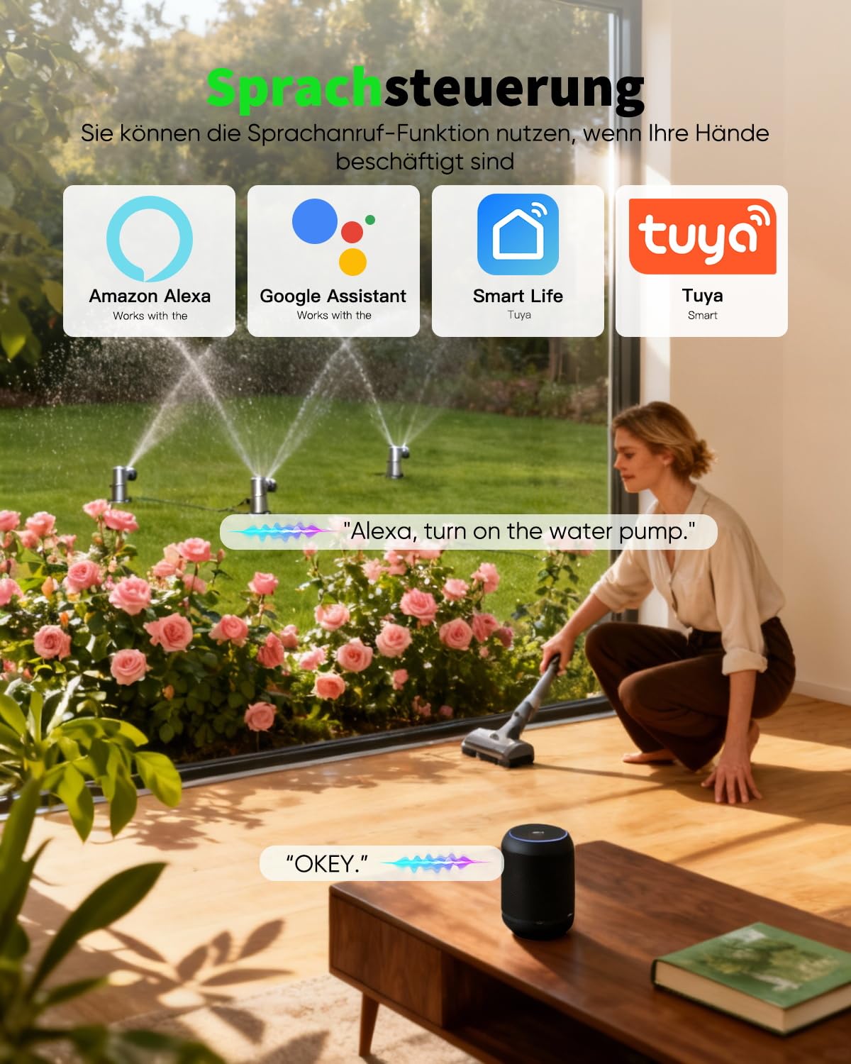 Thumbnail 2 de GreenSun WLAN Steckdose Outdoor 2er – Zeitschaltuhr mit Strommessung, IP44, 16A/3680W