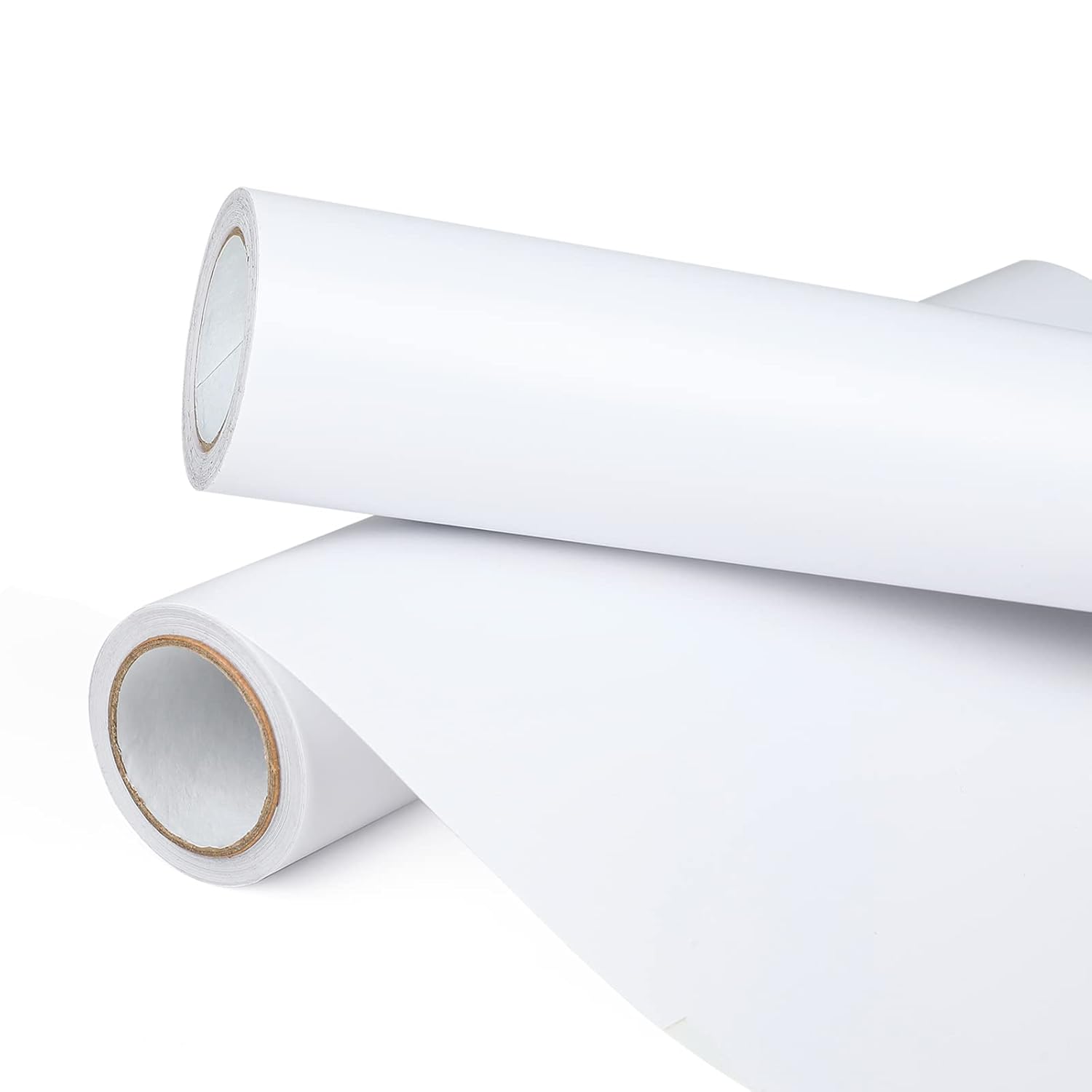 Prime Vinyl Vinylfolie für Plotter 30,5 cm x 335,5 cm, matt weiß, permanent haftend (PET-Rückseite)