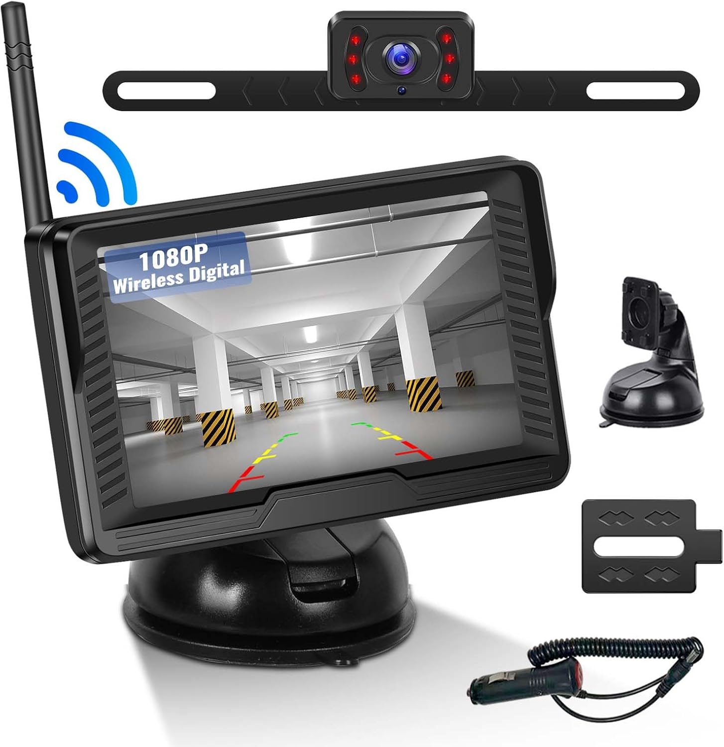 Caméra de Recul 1080P 120° avec Moniteur 4,3