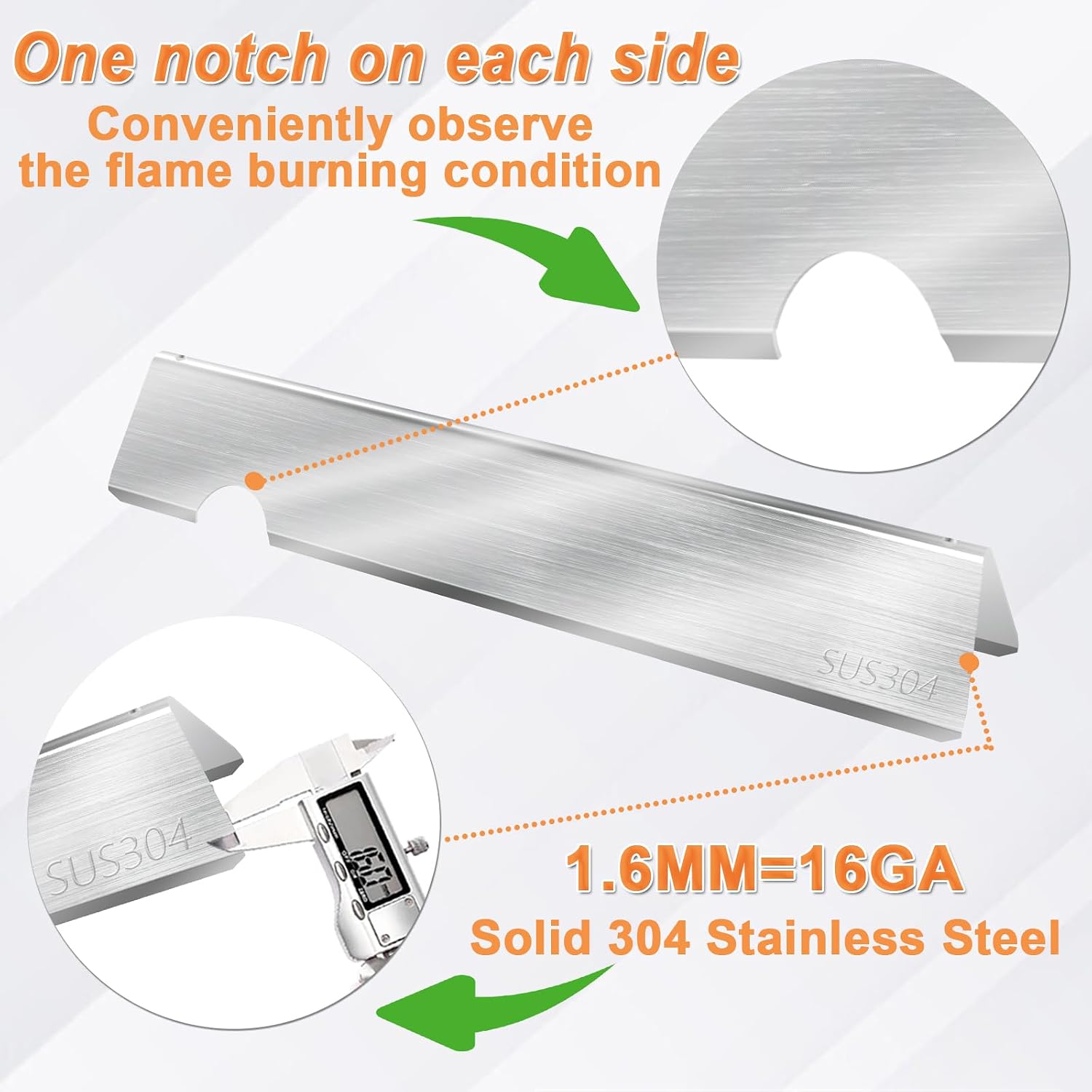 Thumbnail 4 de 66032 Flavorizer Bars, 304 stainless steel