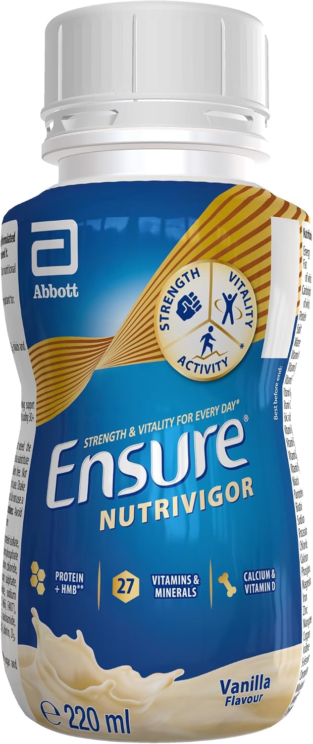 Detalle 2 de Ensure NutriVigor Vanilla Shake – 8x220ml nutritional supplement