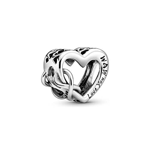 Imagen de Pandora Love You Mum — Charme Cœur Infini pour Pandora Moments en OfertitasTOP