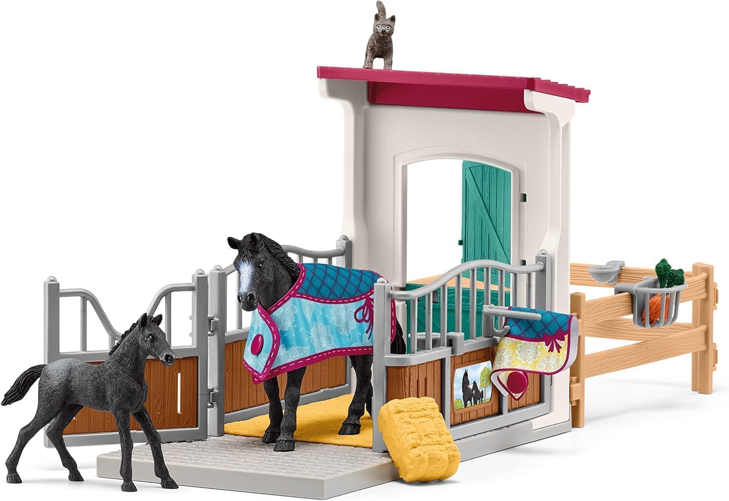 Detalle 2 de SCHLEICH Horse Club Pferdebox 34 Teile đŽ
