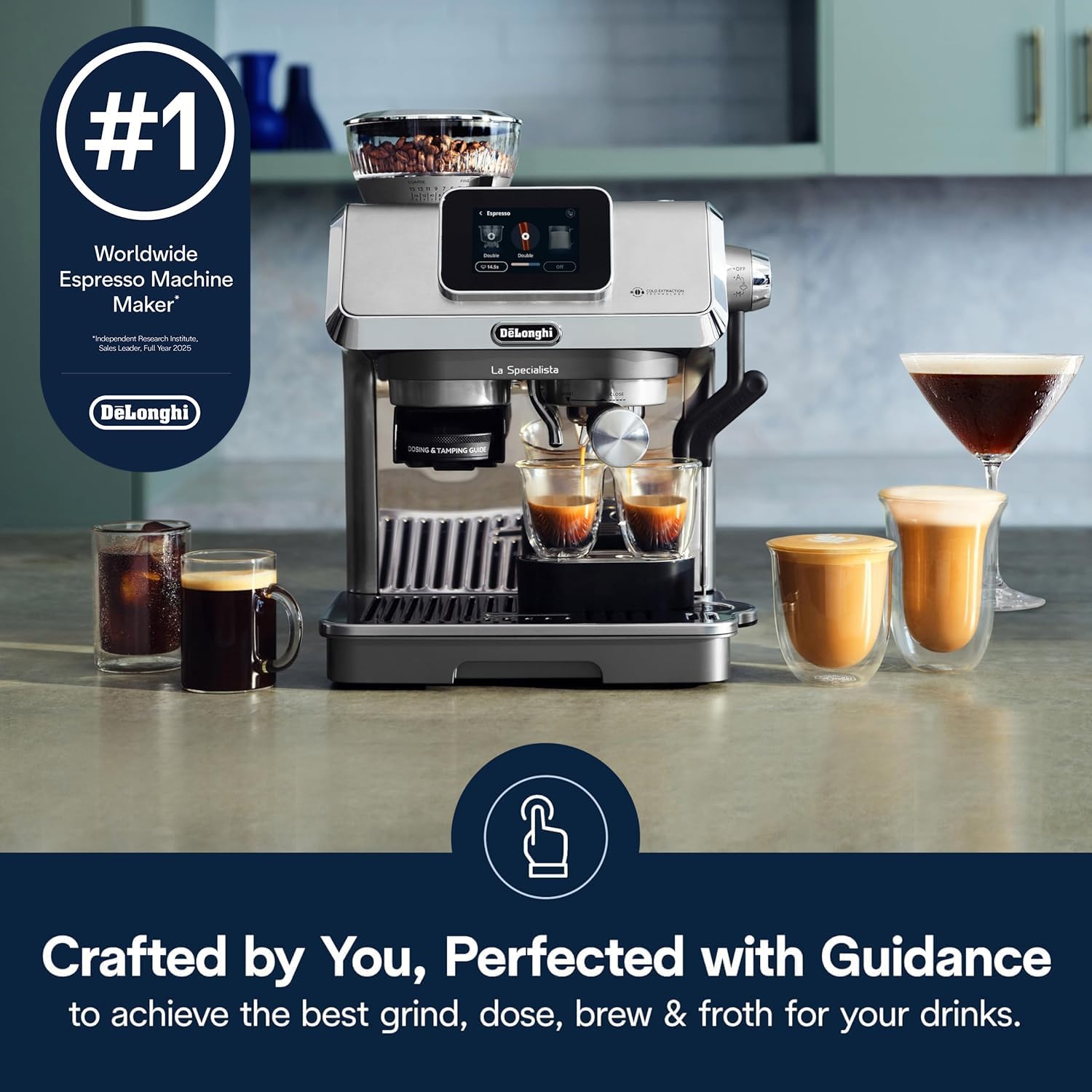 Detalle 2 de De'Longhi espresso machine, La Specialista Touch