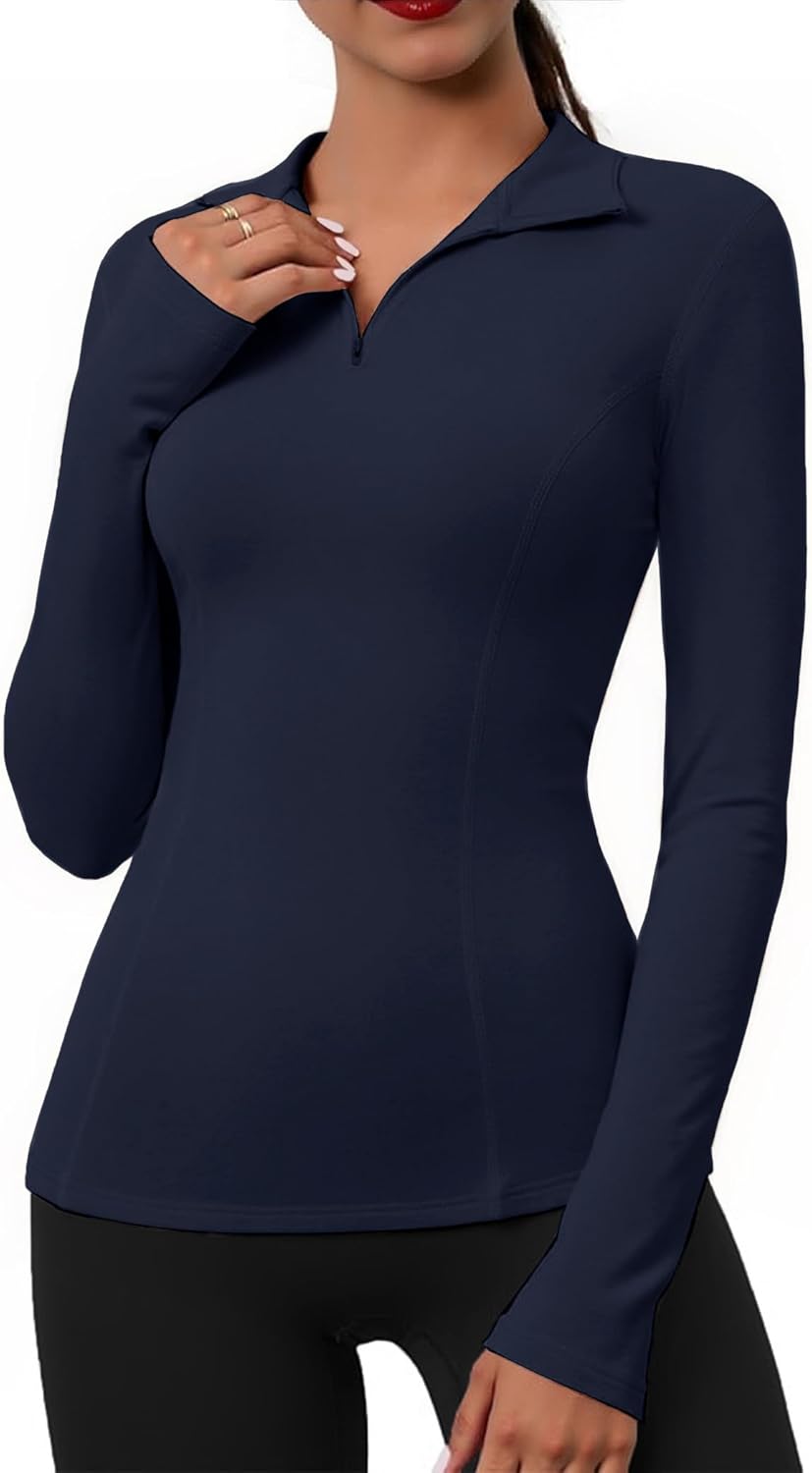 Thumbnail 1 de Haut thermique femme Gyabnw à manches longues en polyester/élasthanne, col roulé