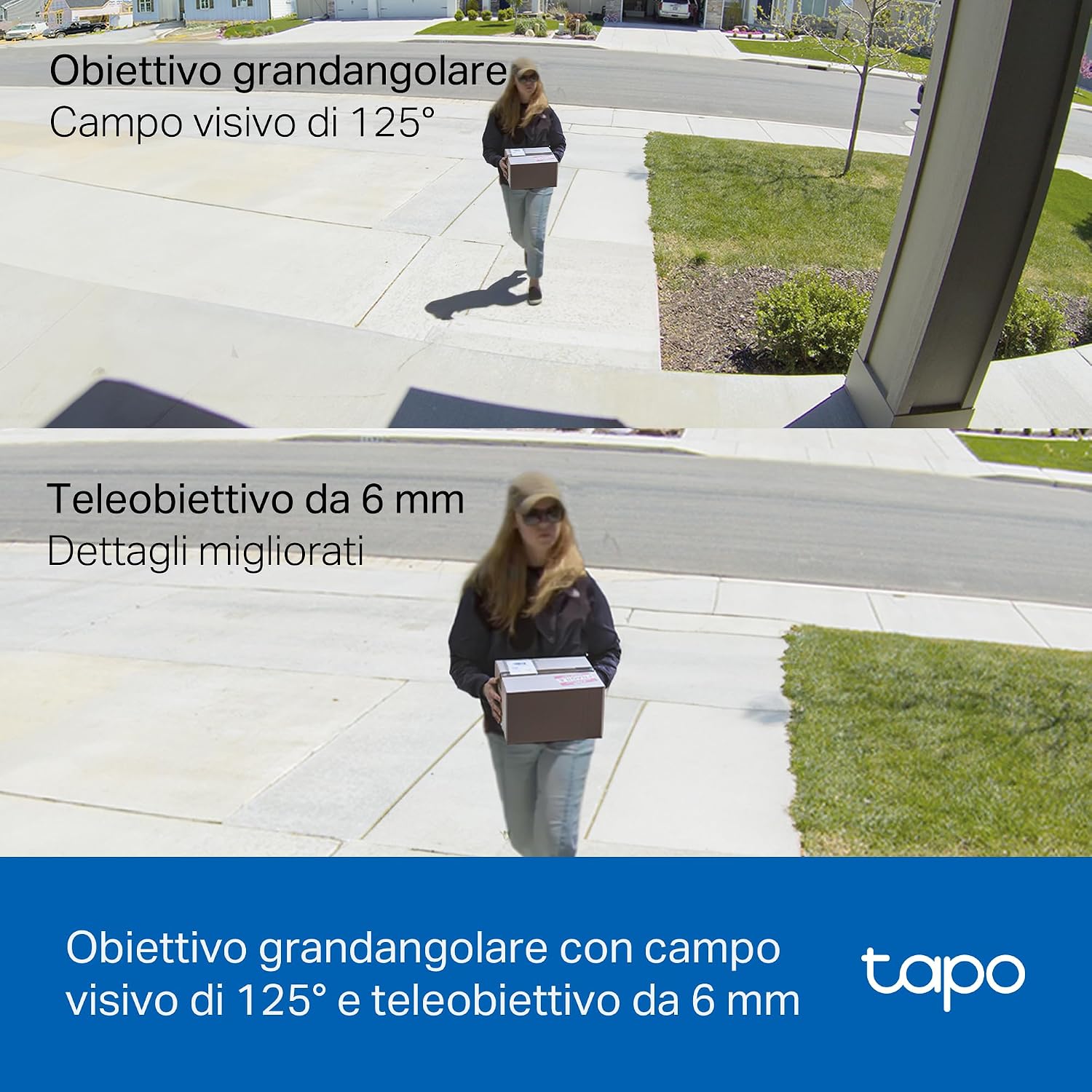 Detalle 2 de TP-Link Tapo C246D telecamera esterno 3MP doppio obiettivo