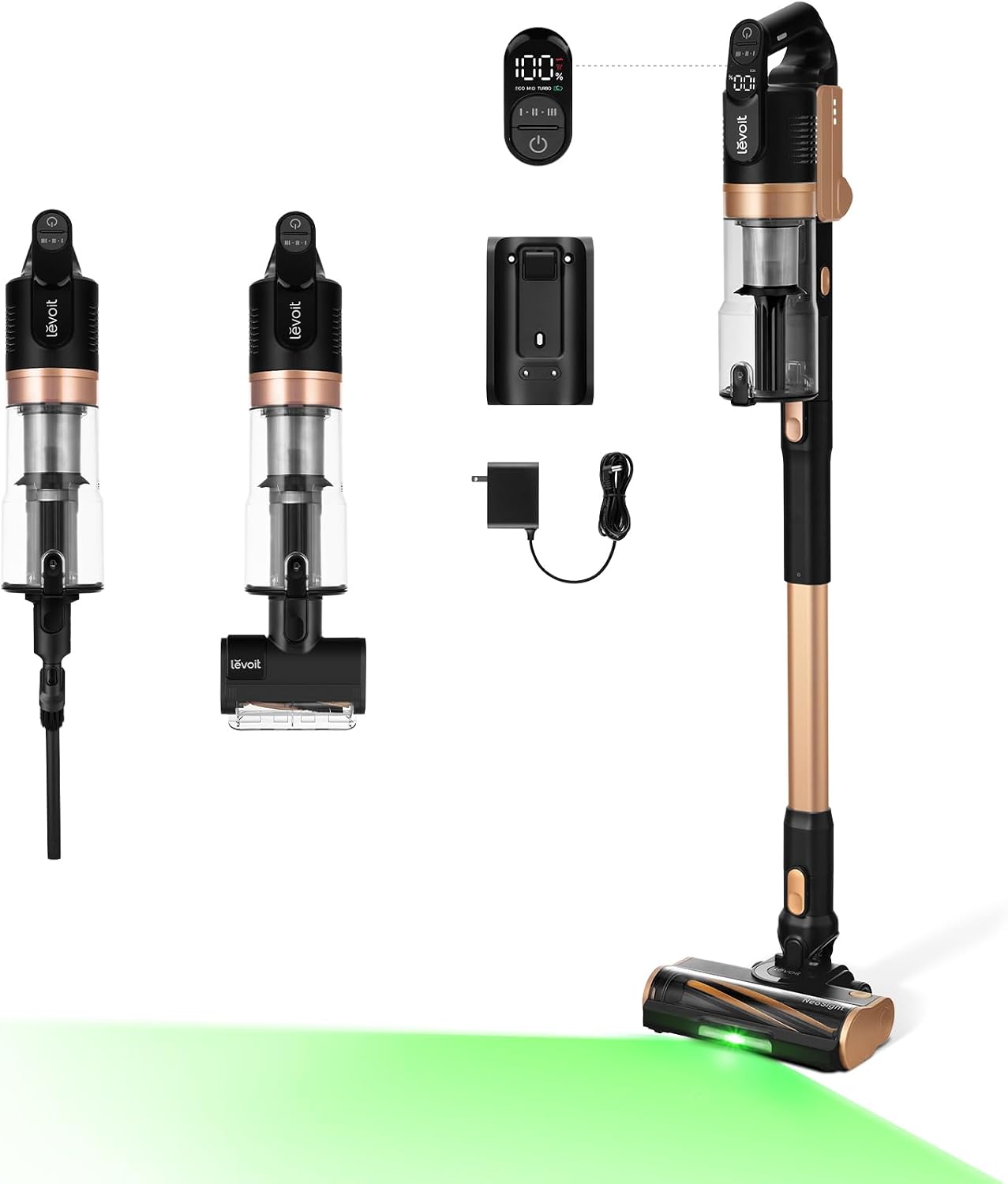 Detalle de Levoit Cordless Vacuum, 60-Minute Runtime