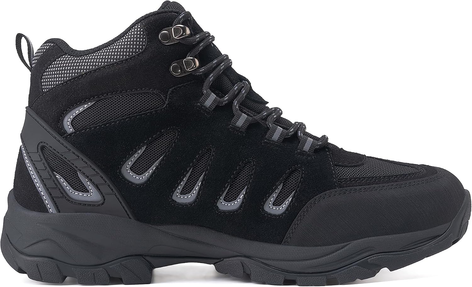 Detalle de EARLDE Herren Wanderschuhe Knöchelhoch – Wasserdichte Trekkingstiefel für Outdoor-Abenteuer