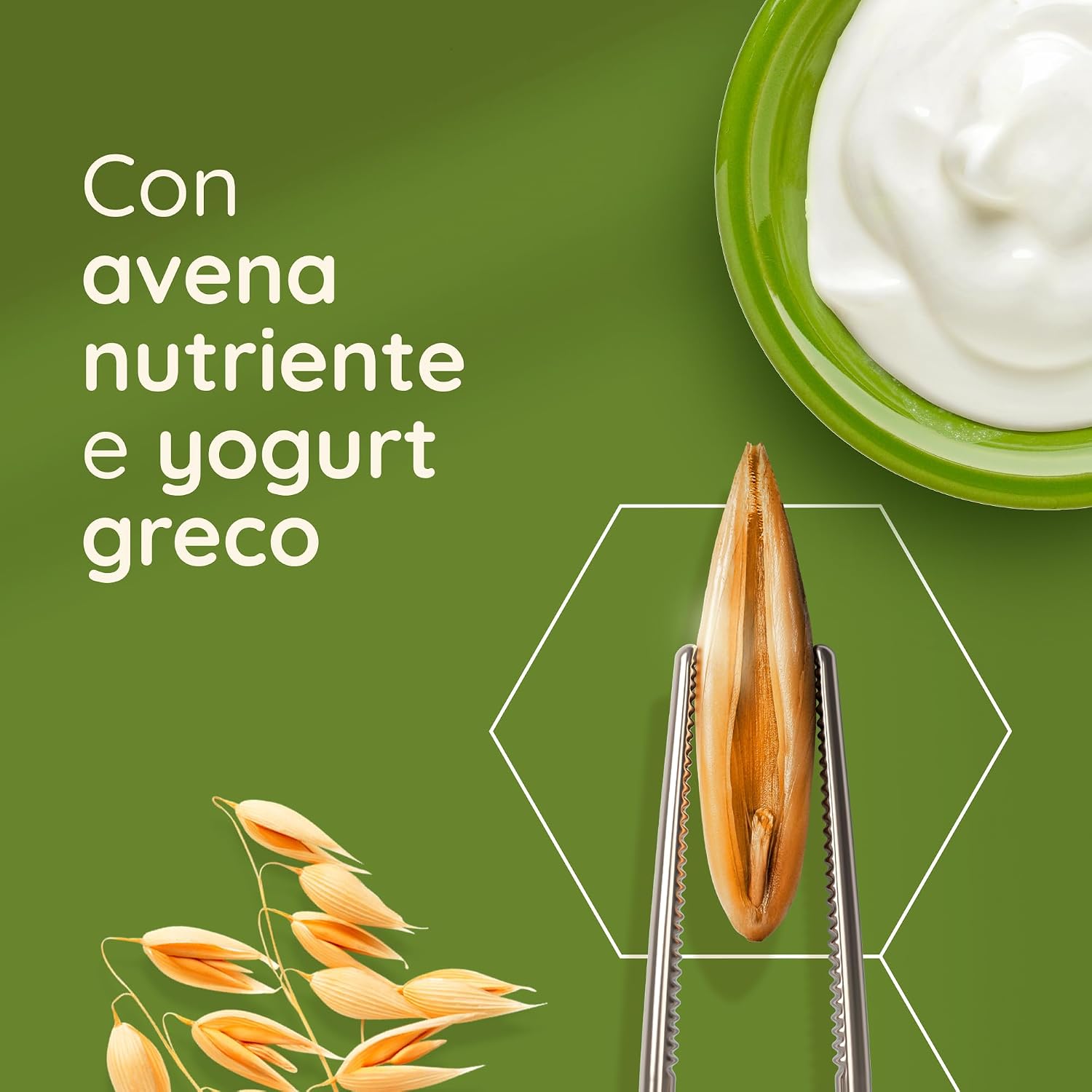 Detalle de Aveeno Daily Moisturising Bagnoschiuma Allo Yogurt: detersione delicata per pelli sensibili con Avena e Yogurt Greco