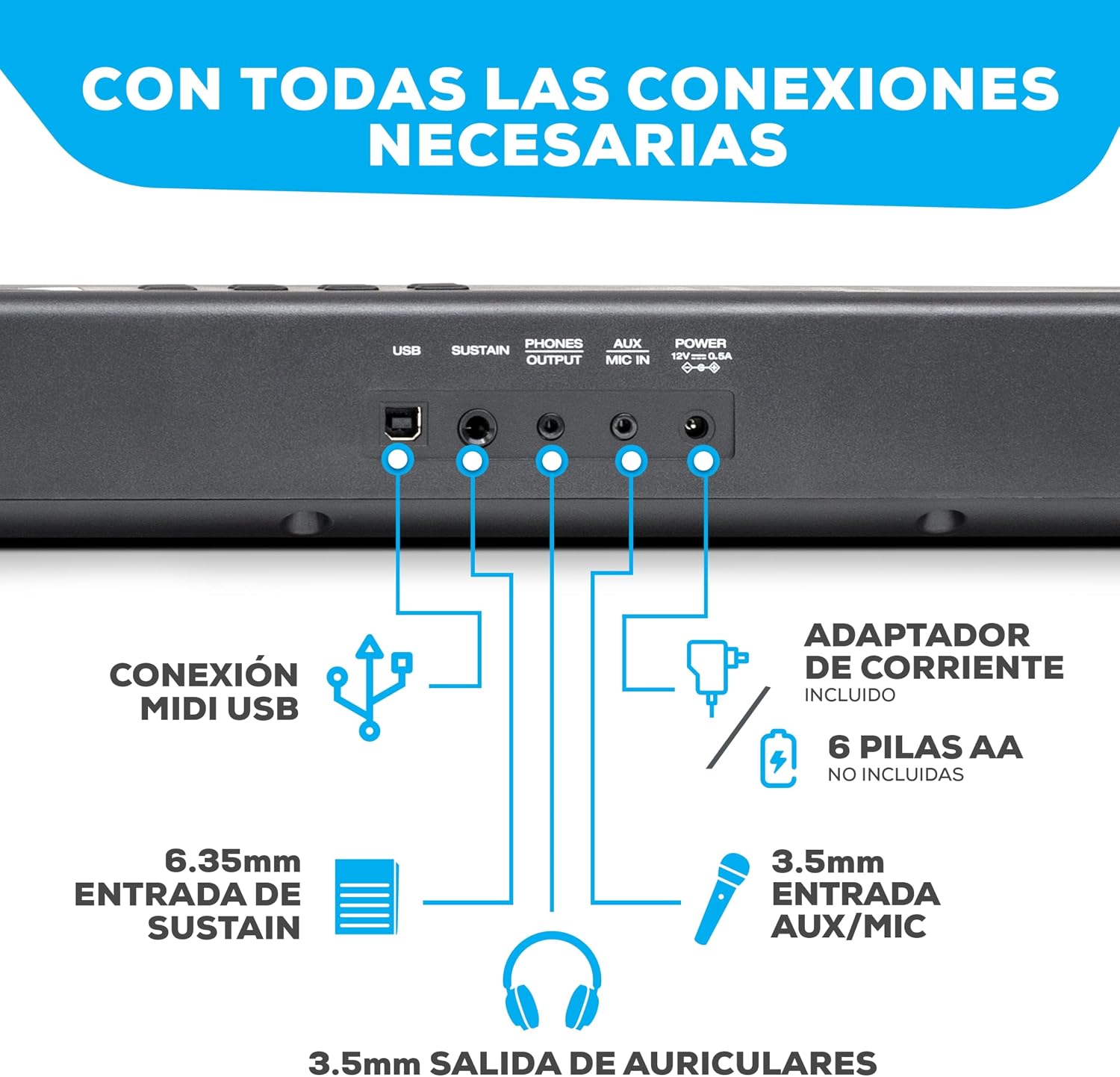 Thumbnail 4 de Alesis Teclado Piano 88 Teclas con Sonidos y Accesorios 🎹