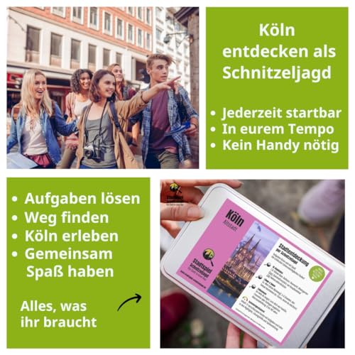 Detalle 2 de Stadtspiel Schnitzeljagd Köln Altstadt – Entdeckertour