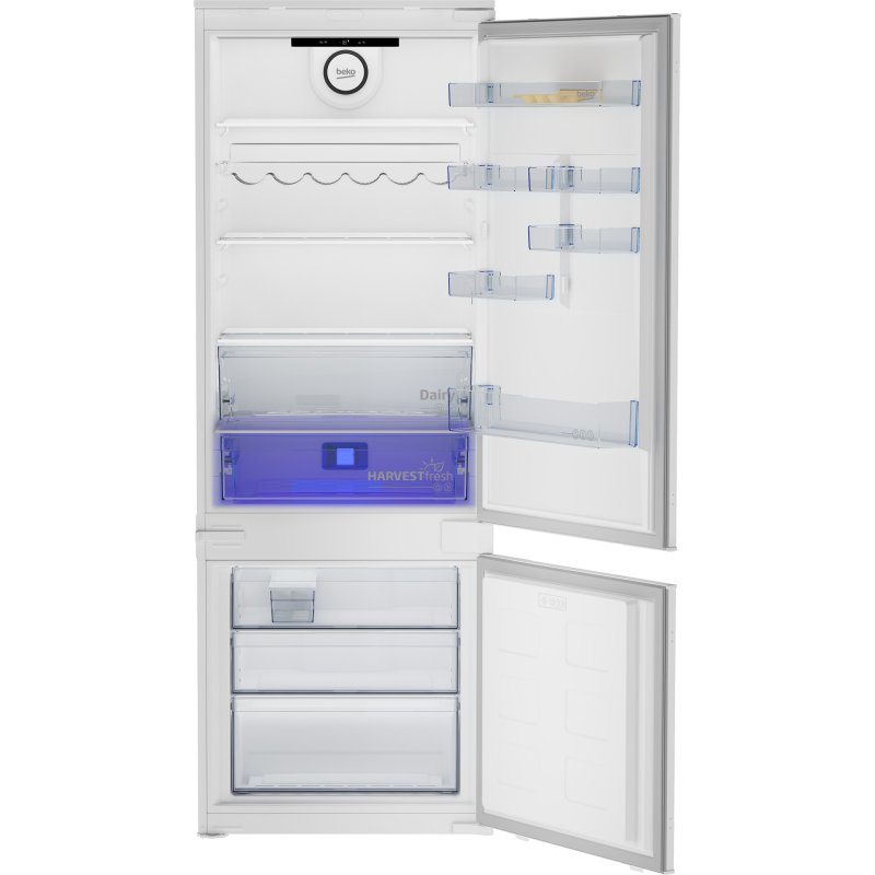 Thumbnail 1 de Beko BCSE400E40SN: Frigorífico combi integrable de 400 L con HarvestFresh