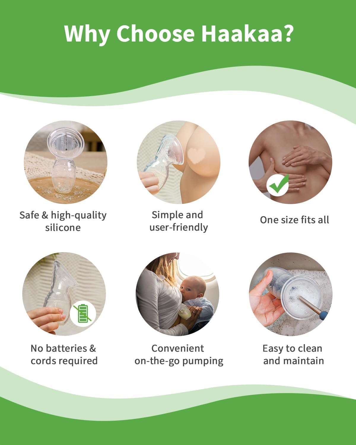 Thumbnail 6 de Haakaa tiralatte in silicone Generation 1 da 100 ml