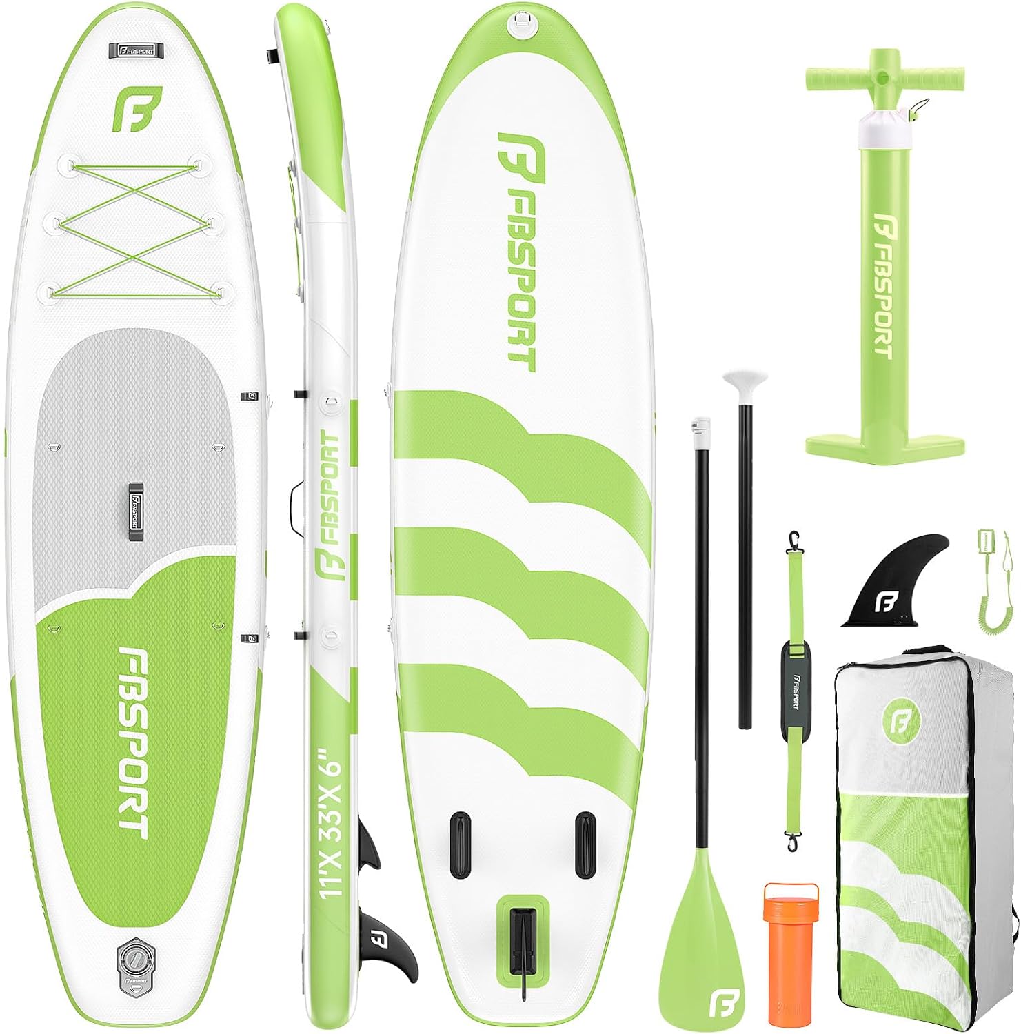 Thumbnail 6 de FBSPORT Tavola SUP Gonfiabile Adulti 335 cm: extra lunga, stabile e completa per viaggi e attività acquatiche