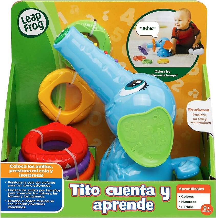 Thumbnail 3 de VTech Tito cuenta y aprende, figura apilable para bebés
