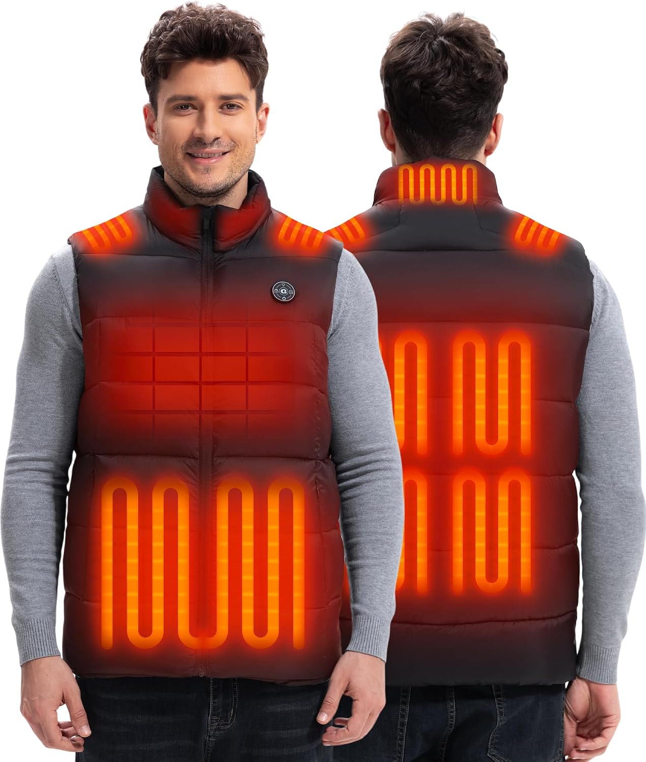 Detalle de Men's Heated Vest, 16000mAh Battery