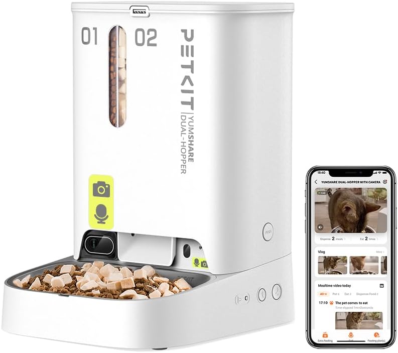 Detalle de PETKIT Distributore Cibo 5L Telecamera