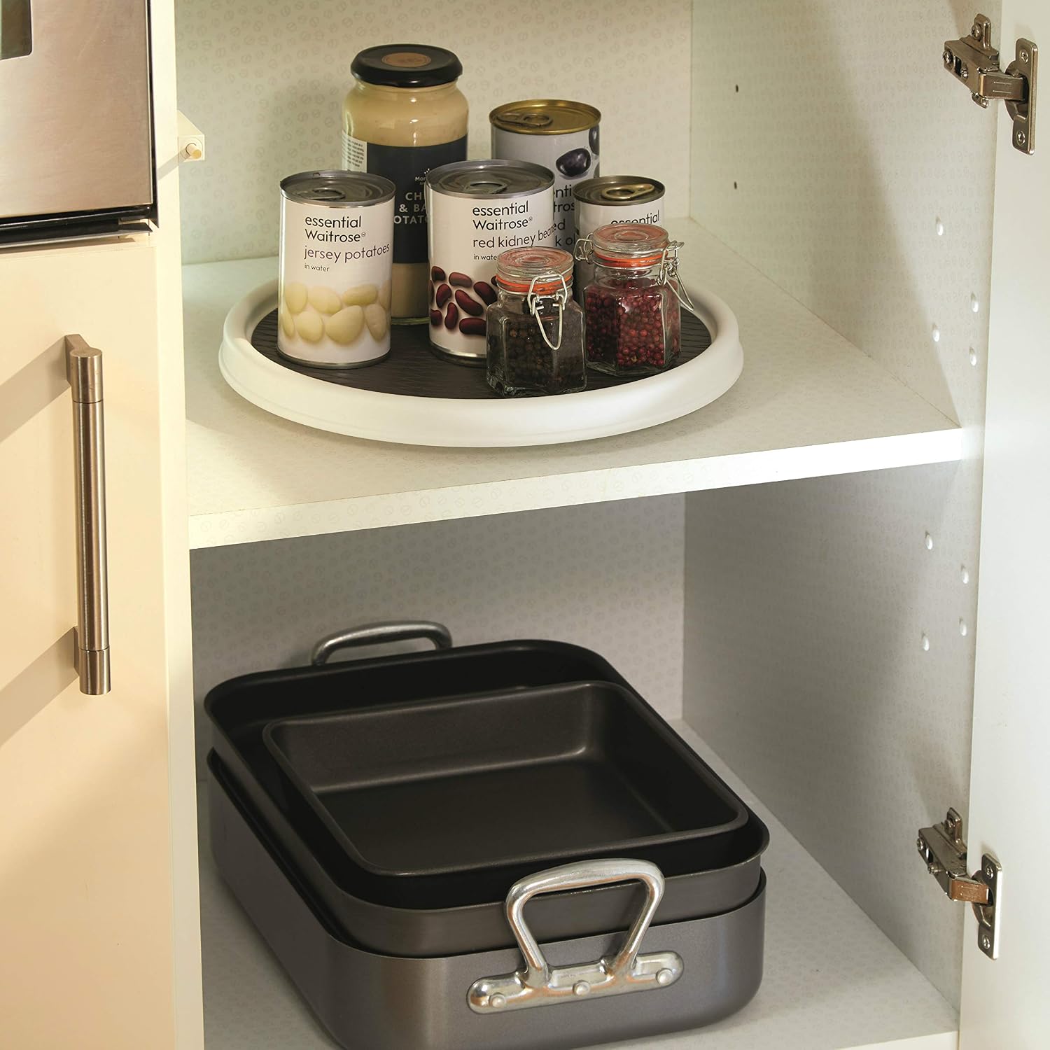 Thumbnail 3 de Copco Basics Lazy Susan Turntable, 30 cm Plastic Cupboard Organiser