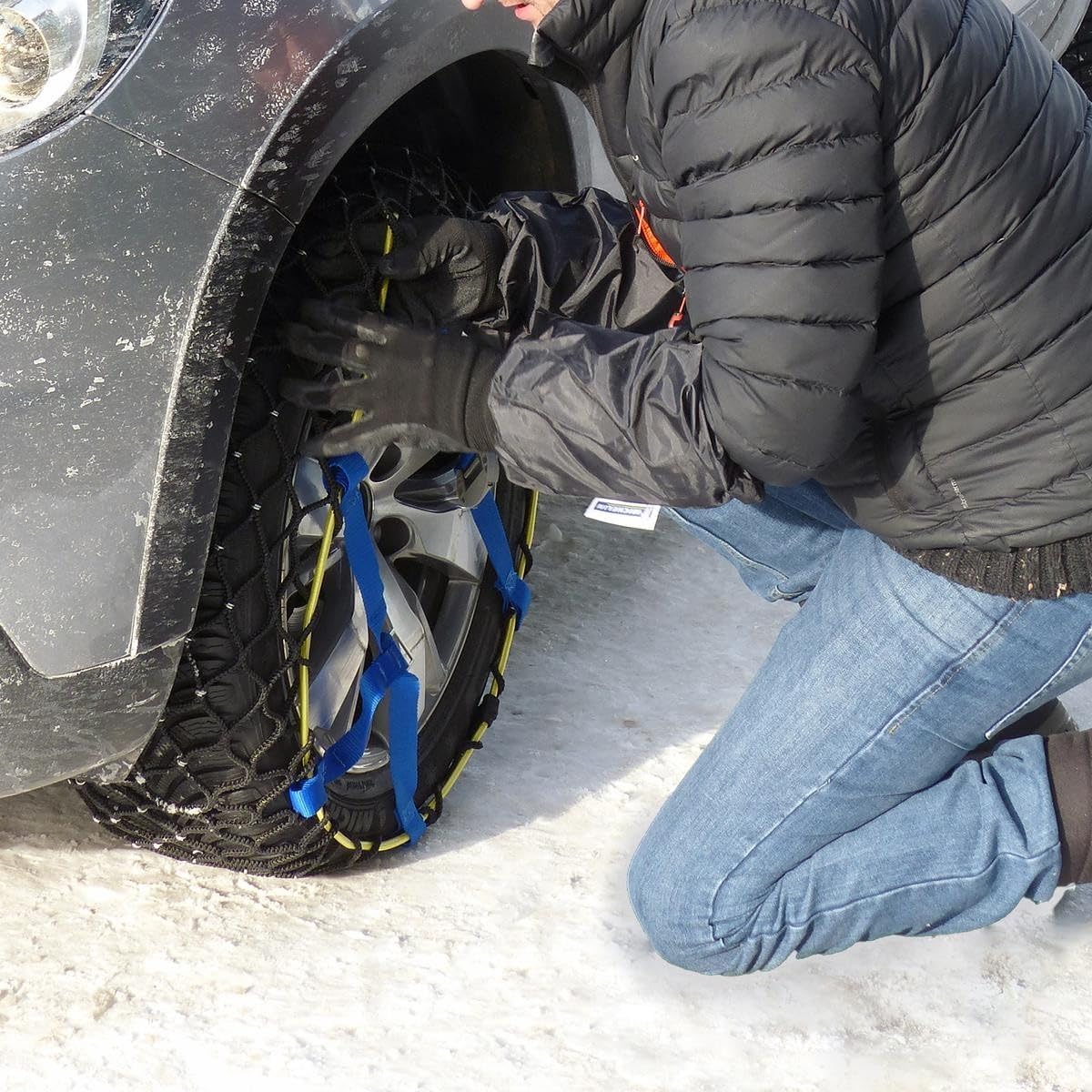 Detalle 2 de MICHELIN 009497 Guanti Montaggio Catene Neve