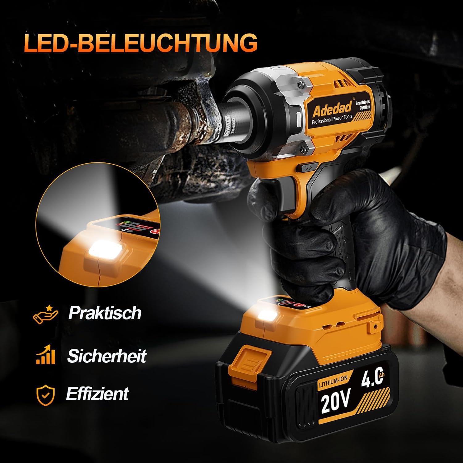 Thumbnail 5 de Adedad 1/2 Schlagschrauber 750 Nm